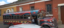 Color coded chicken buses
